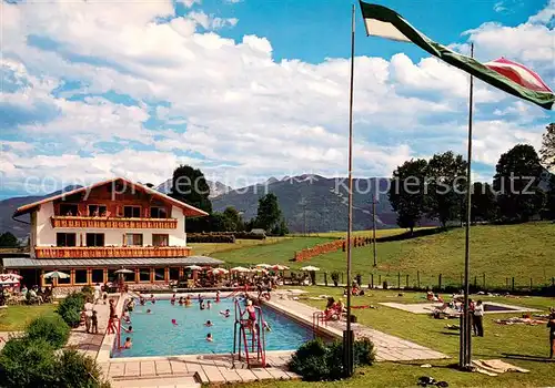 AK / Ansichtskarte Kulm_Ramsau Alpenbad Cafe Pension Pool Kulm Ramsau