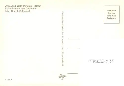 AK / Ansichtskarte Kulm_Ramsau Alpenbad Cafe Pension Pool Kulm Ramsau