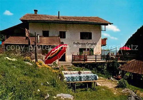 AK / Ansichtskarte Dorf_Tirol Gasthaus Longfall Jausenstation Dorf_Tirol