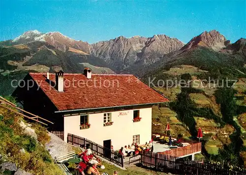 AK / Ansichtskarte Riffian_Meran Gasthaus Walde Panorama Riffian Meran