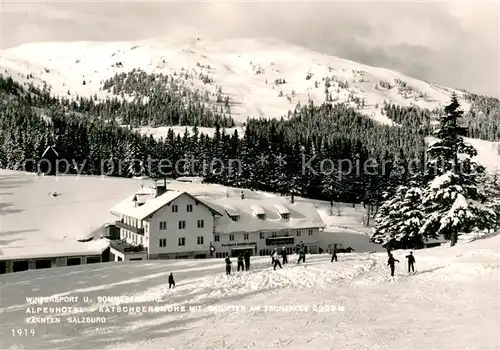 AK / Ansichtskarte Katschberghoehe Alpenhotel Katschberghoehe Winterpanorama Katschberghoehe