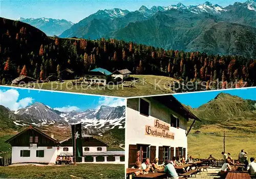 AK / Ansichtskarte Saltaus Panorama Gasthaus Tallner Alm Hirzerhuette Terrasse Saltaus