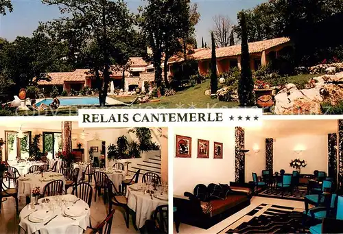 AK / Ansichtskarte Vence la Jolie Relais Cantemerle Hotel Restaurant Aufenthaltsraum Vence la Jolie