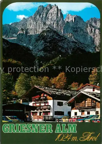 AK / Ansichtskarte Wilder_Kaiser Alpengasthaus Griesner Alm Wilder Kaiser