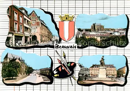 AK / Ansichtskarte Beauvais_Oise Teilansichten 