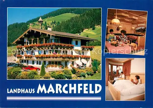 AK / Ansichtskarte Oberau_Wildschoenau_Tirol Landhaus Marchfeld Gaststube Zimmer Oberau_Wildschoenau_Tirol