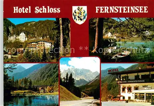 AK / Ansichtskarte Nassereith Hotel Schloss Fernsteinsee Teilansichten Nassereith