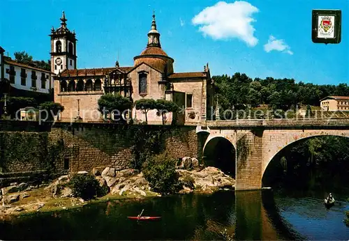 AK / Ansichtskarte Amarante Trecho do Rio Tamega junto ao Mosteiro de Sao Goncalo Amarante