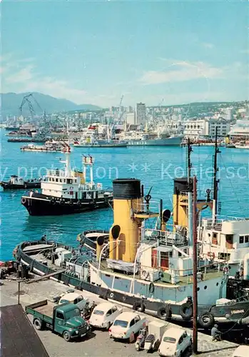 AK / Ansichtskarte Rijeka_Fiume Hafen Rijeka Fiume