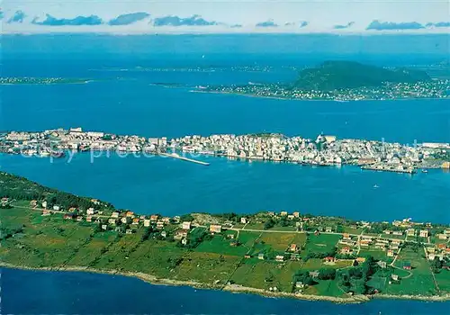 AK / Ansichtskarte Alesund Fliegeraufnahme Alesund