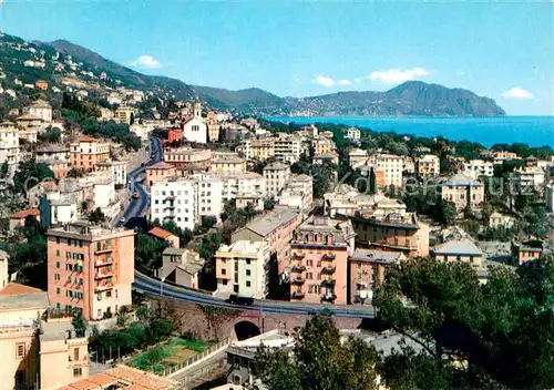 AK / Ansichtskarte Genova_Genua_Liguria Panorama di Nervi e Sant Ilario Genova_Genua_Liguria