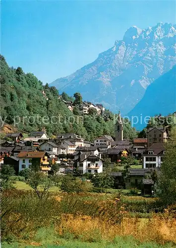 AK / Ansichtskarte Salvan Le village et les Dents de Morcles Alpes Salvan