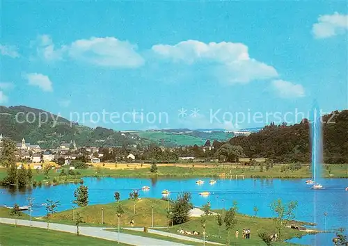 AK / Ansichtskarte Echternach Vue panoramique avec lac Echternach