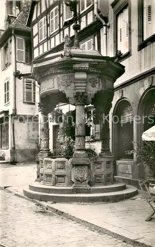 AK / Ansichtskarte Obernai_Bas_Rhin Brunnen Obernai_Bas_Rhin