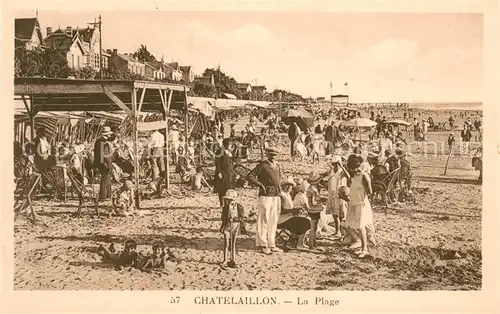 AK / Ansichtskarte Chatelaillon Plage Plage Chatelaillon Plage