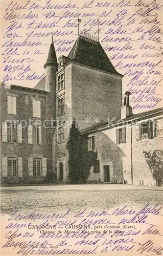 AK / Ansichtskarte Caussens Chateau de Mons Caussens