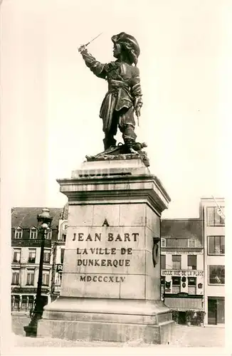 AK / Ansichtskarte Dunkerque_Duenkirchen Monument Jean Bart 