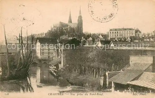 AK / Ansichtskarte Chartres_Eure_et_Loir Vue prise du Pont Neuf Chartres_Eure_et_Loir