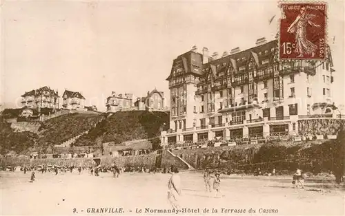 AK / Ansichtskarte Granville_Manche Le Normandy Hotel de la Terrasse du Casino Granville_Manche