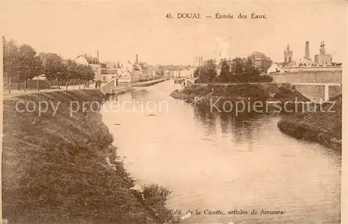 AK / Ansichtskarte Douai_Nord Entree des Eaux Douai_Nord