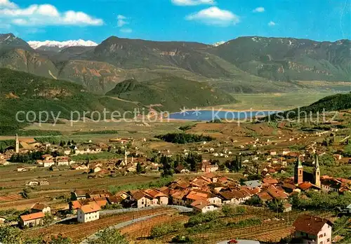 AK / Ansichtskarte St_Nikolaus_Kaltern Panorama Kalterer See ueberetsch St_Nikolaus_Kaltern