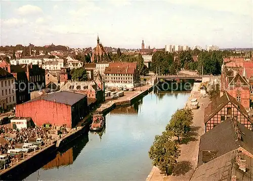 AK / Ansichtskarte Bydgoszcz_Pommern Port rzeczny na Brdzie Flusshafen an der Brda Bydgoszcz Pommern