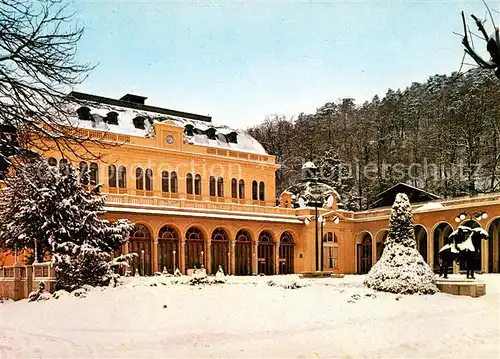 AK / Ansichtskarte Baden_Wien Kur  und Kongressstadt Kongresshaus im Winter Baden_Wien