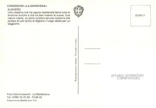 AK / Ansichtskarte Alghero Citta di notte Alghero