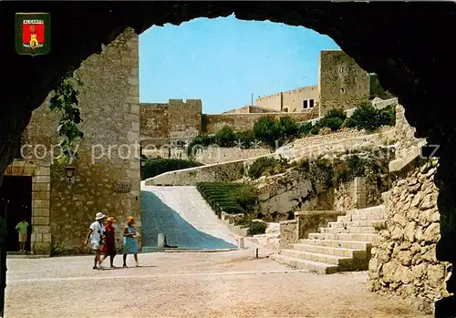 AK / Ansichtskarte Alicante Castillo de Santa Barbara Plaza del Cuartel de Felipe II y Subida a la Torreta Alicante