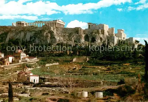 AK / Ansichtskarte Athenes_Athen Akropolis Antike Staette Athenes Athen