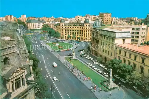 AK / Ansichtskarte Bucuresti Universitaetsplatz Denkmal Bucuresti