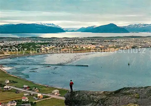 AK / Ansichtskarte Bodo Utsikt mo byen Bodo