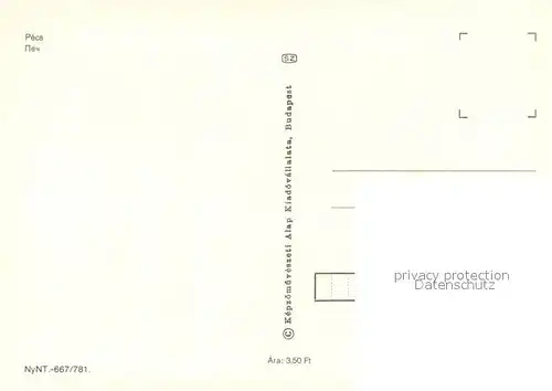 AK / Ansichtskarte Pecs Moschee Fernsehturm Kathedrale Pecs