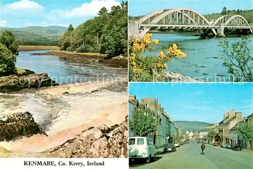 AK / Ansichtskarte Kerry_Irland Bruecke Partie am Fluss Hauptstrasse Kerry_irland