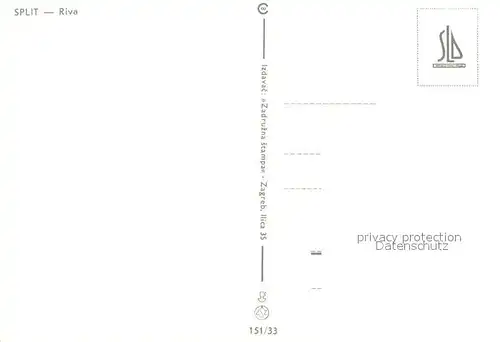 AK / Ansichtskarte Split_Spalato Uferpromenade Riva Split_Spalato