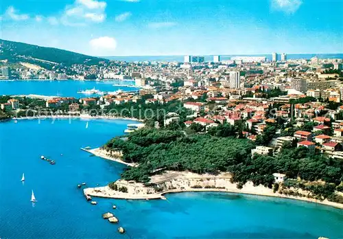 AK / Ansichtskarte Bacvice_Split Fliegeraufnahme 