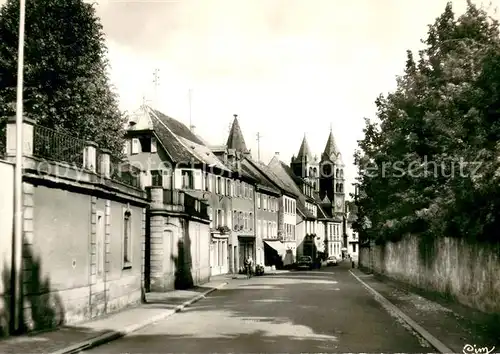 AK / Ansichtskarte Guebwiller_Elsass Rue de la Republique Eglise Saint Leger Guebwiller_Elsass