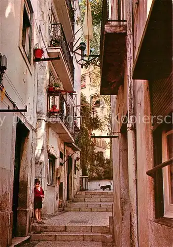 AK / Ansichtskarte Alfama Lisboa antiga 