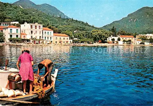 AK / Ansichtskarte Benitses Hafen Fischerdorf Benitses