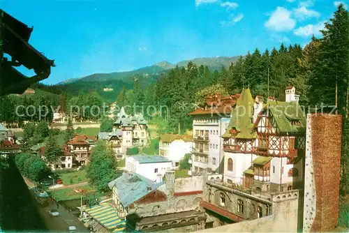 AK / Ansichtskarte Sinaia Teilansicht Sinaia