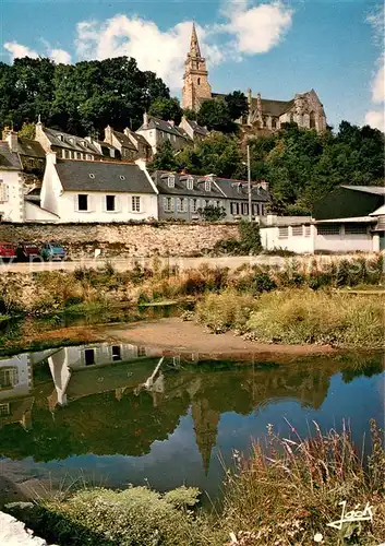 AK / Ansichtskarte Lannion Eglise de Brelevenez Collection Couleurs de Bretagne Lannion