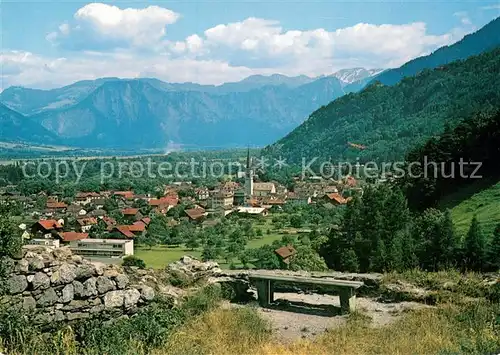 AK / Ansichtskarte Bad_Ragaz_Ragatz Panorama Alpen 