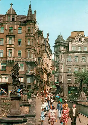 AK / Ansichtskarte Klodzko Gotycki most kamienny Gotische Steinbruecke Skulptur Altstadt Klodzko