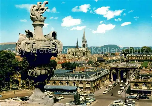 AK / Ansichtskarte Nancy_Lothringen Arc de Triomphe Palais du Gouvernement Eglise Saint Epvre Nancy Lothringen