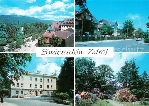 AK / Ansichtskarte Swieradow_Zdroj_Bad_Flinsberg Spa Park Ferienhaeuser Hotel Sanatorium Swieradow_Zdroj
