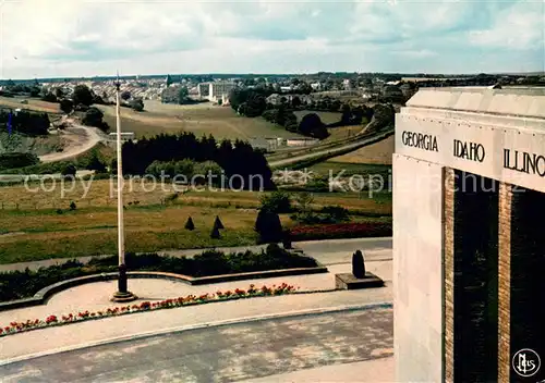 AK / Ansichtskarte Bastogne Panorama vu du Mardasson Memorial Bastogne