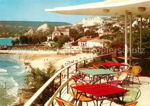 AK / Ansichtskarte Baltschik_Baltchik Restaurant Terrasse Strand Kueste 
