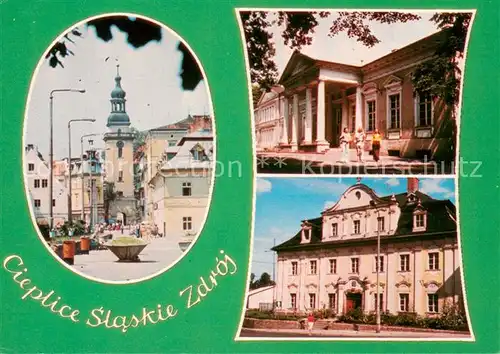 AK / Ansichtskarte Cieplice_Slaskie_Zdroj Motive Innenstadt Sanatorium  Cieplice_Slaskie_Zdroj