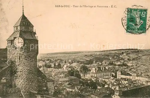 AK / Ansichtskarte Bar le Duc Tour de lHorloge et Panorama Bar le Duc