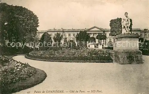 AK / Ansichtskarte Compiegne_Oise Palais de Compiegne Cote du Parc Compiegne Oise